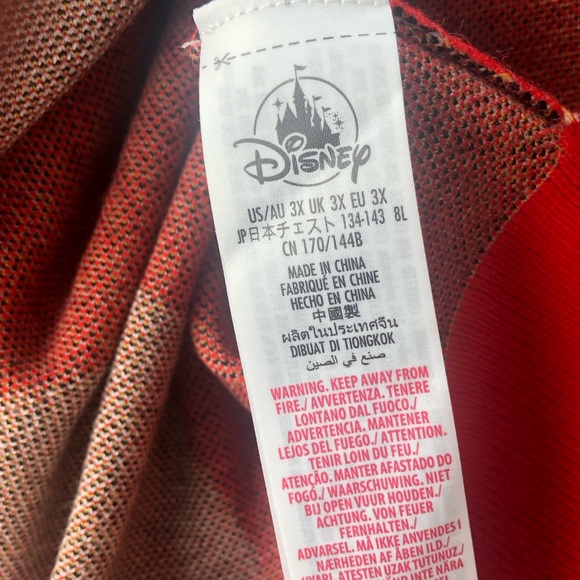 NWT Disney Minnie Mouse Red White Polka Dots Sweater Sweatshirt 3X - Picture 5 of 5